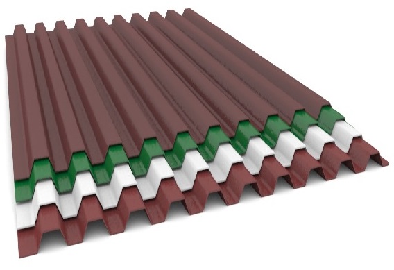 Профлист с8 крашеный