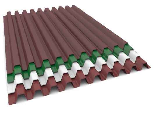 Профлист с21 крашеный